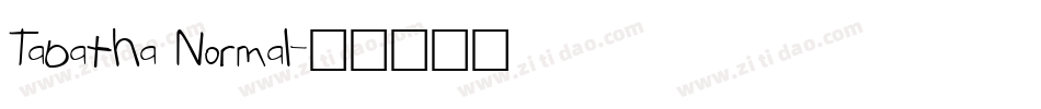 Tabatha Normal字体转换